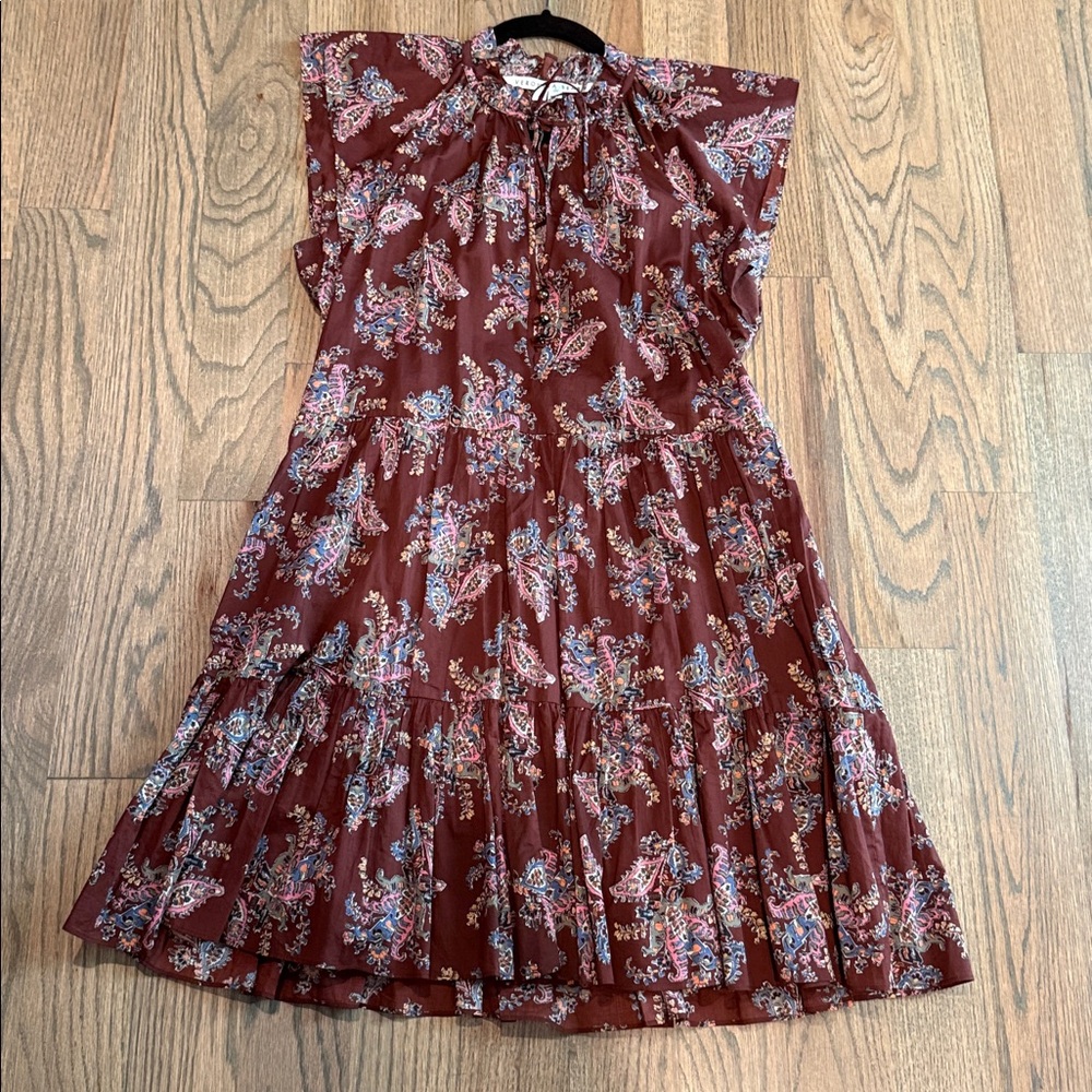 Veronica Beard 2025 summer dress!  Flowing fit, great color and adorable.